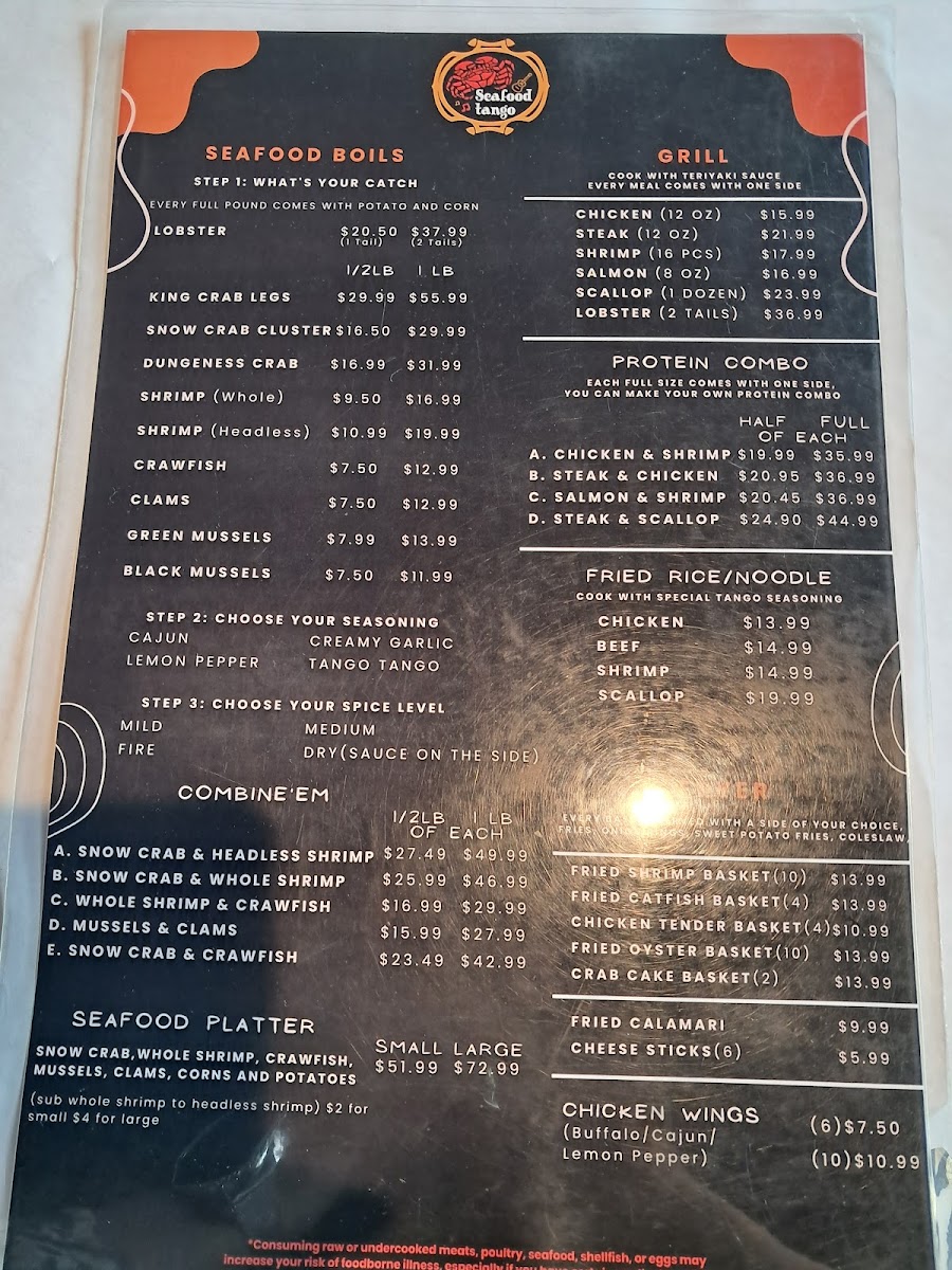 Menu Seafood Tango-6