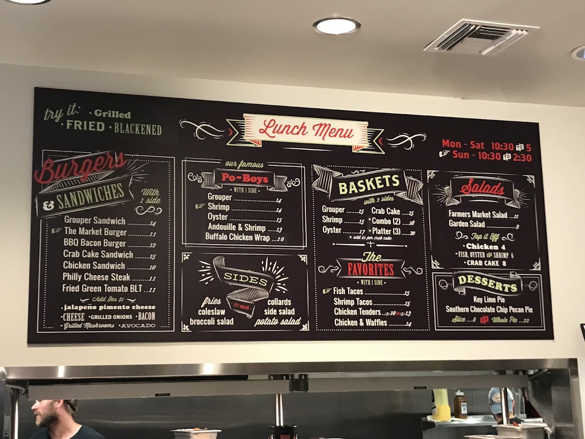 Menu Seagrove Village Market-4