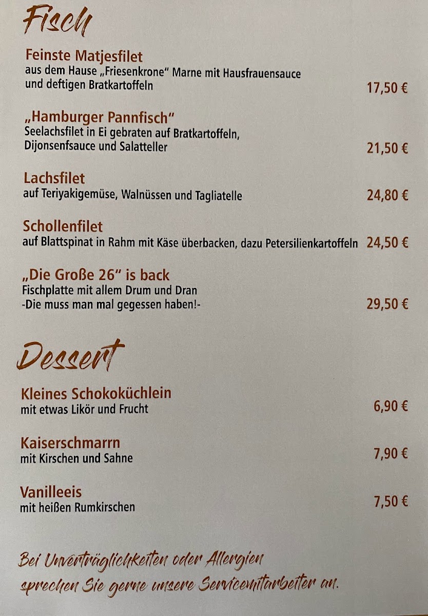Menu Seaside 26-7