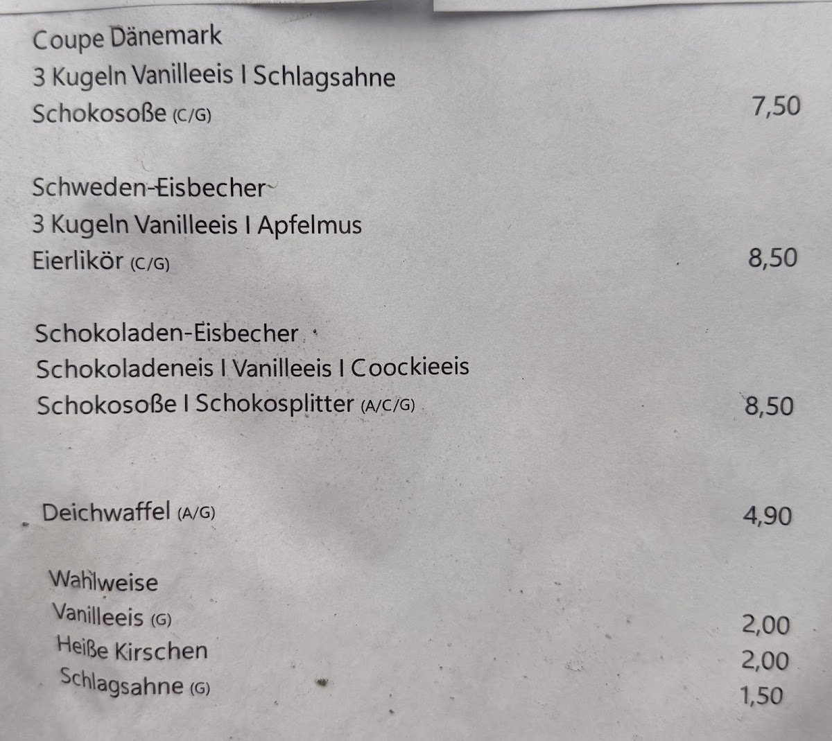 Menu Seaside 26-9