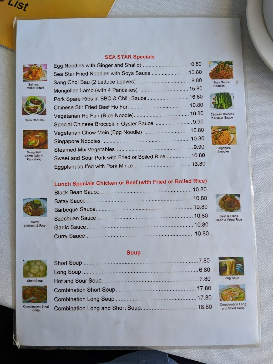Menu Seastar Chinese Restaurant-4