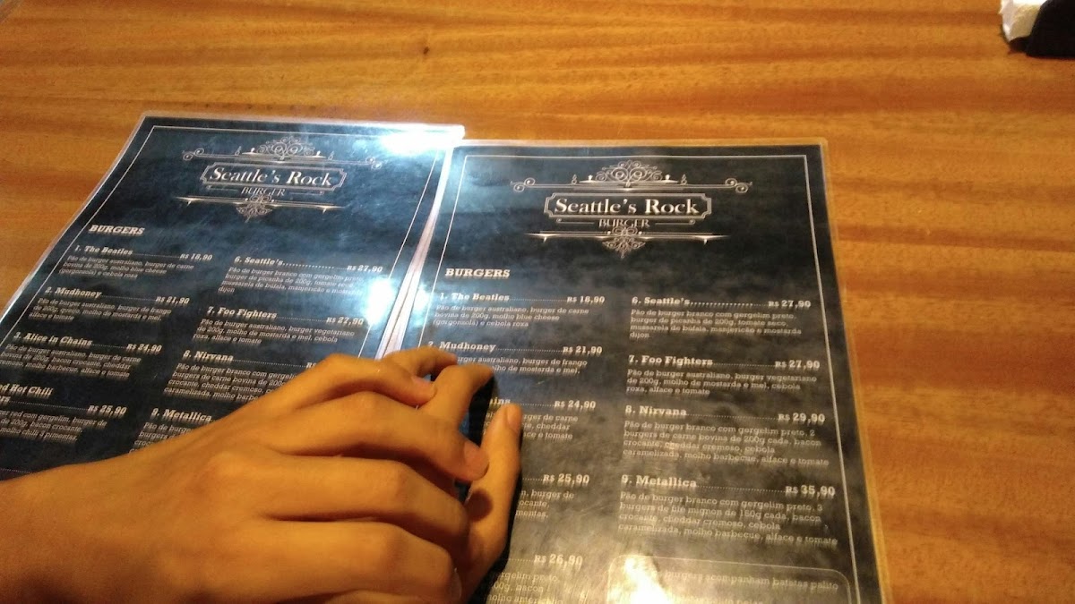 Menu Seattle's Rock Burger-2