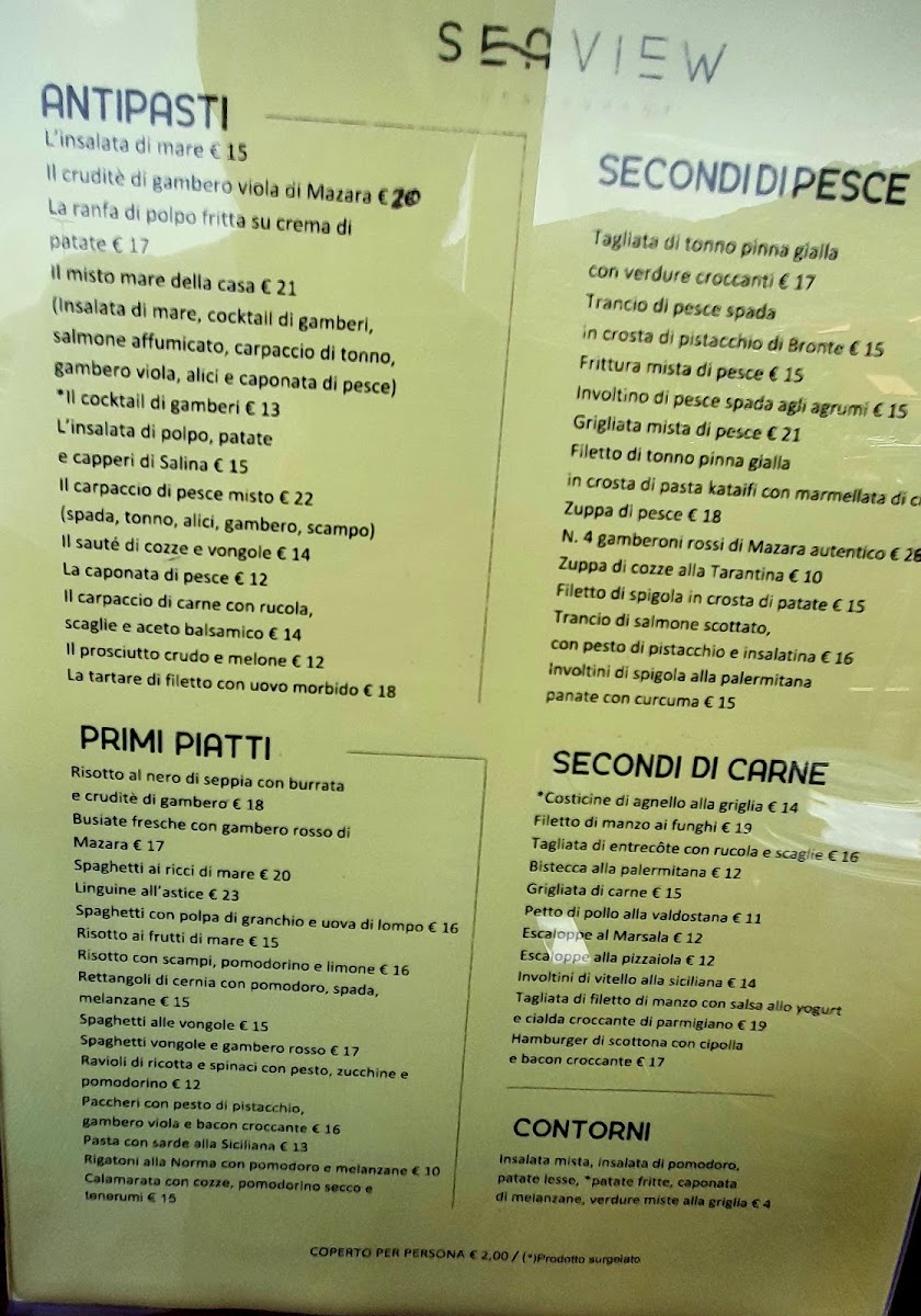 Menu Seaview Restaurant-6