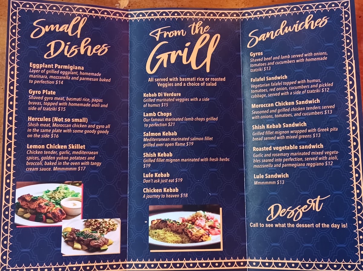 Menu Sebastian's Mediterranean Cuisine-1