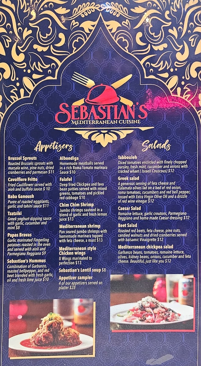 Menu Sebastian's Mediterranean Cuisine-3