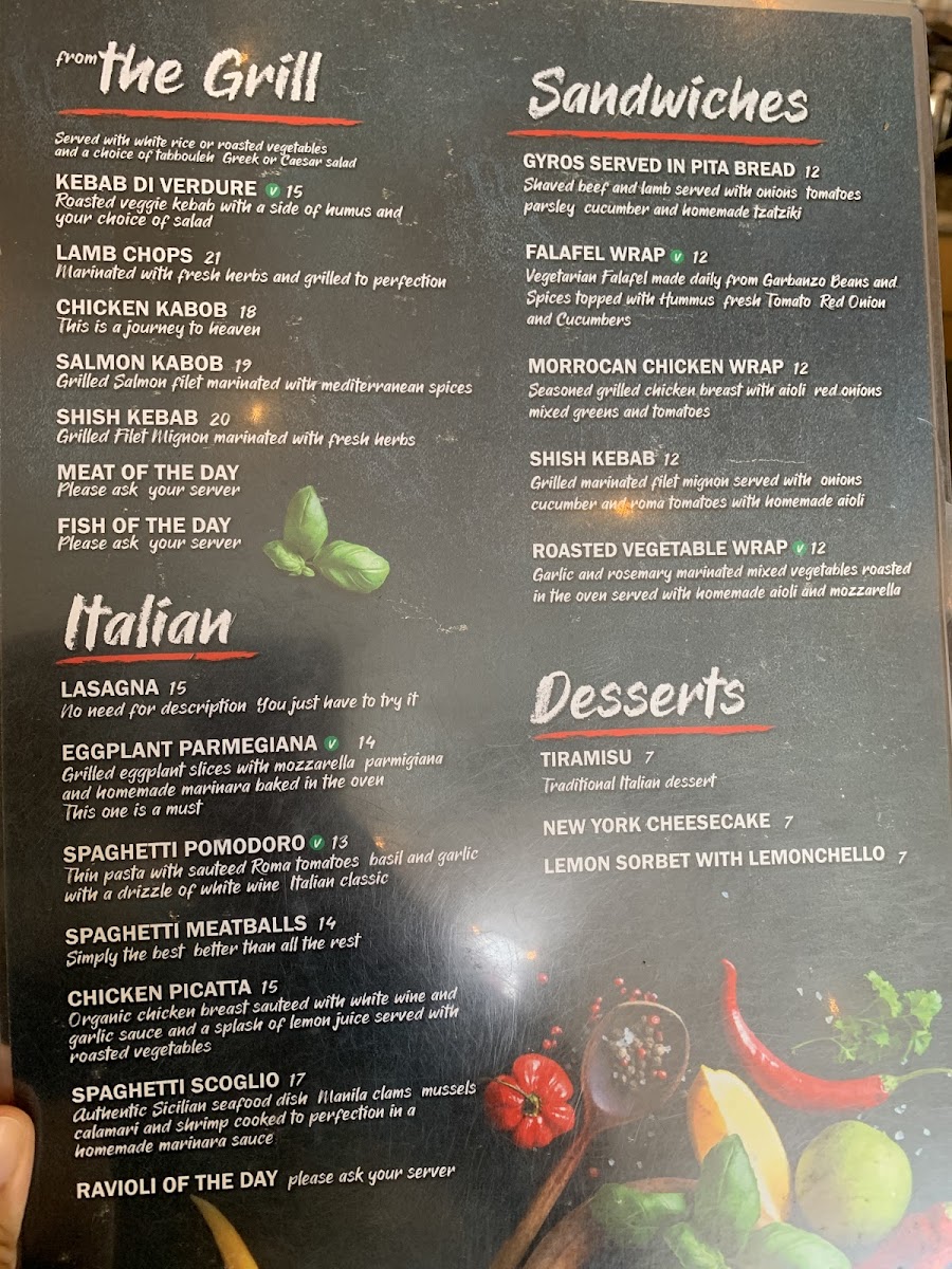Menu Sebastian's Mediterranean Cuisine-4