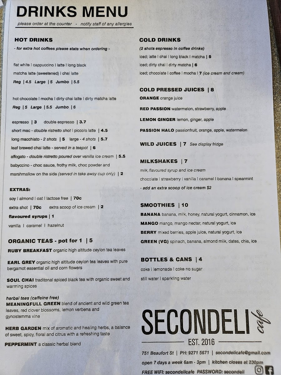 Menu Secondeli Cafe-6