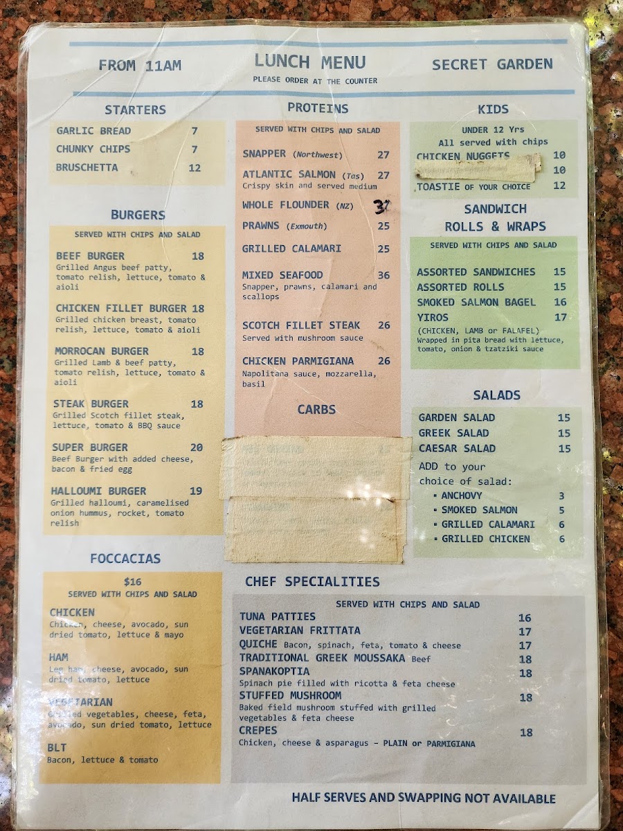 Menu Secret Garden Cafe & Patisserie-3