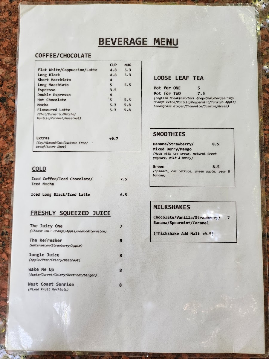 Menu Secret Garden Cafe & Patisserie-4