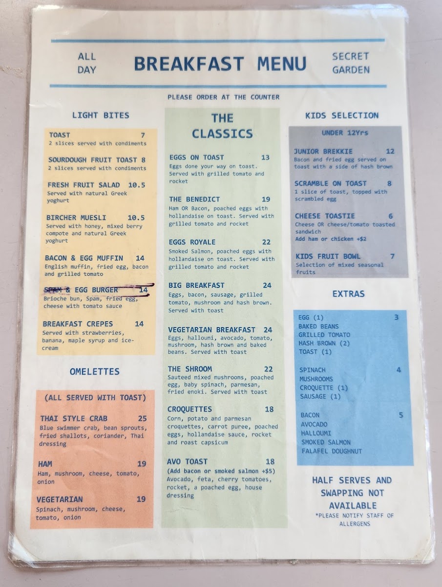 Menu Secret Garden Cafe & Patisserie-5