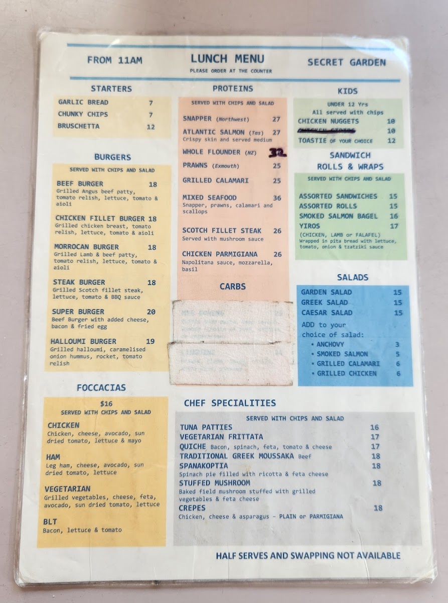 Menu Secret Garden Cafe & Patisserie-6