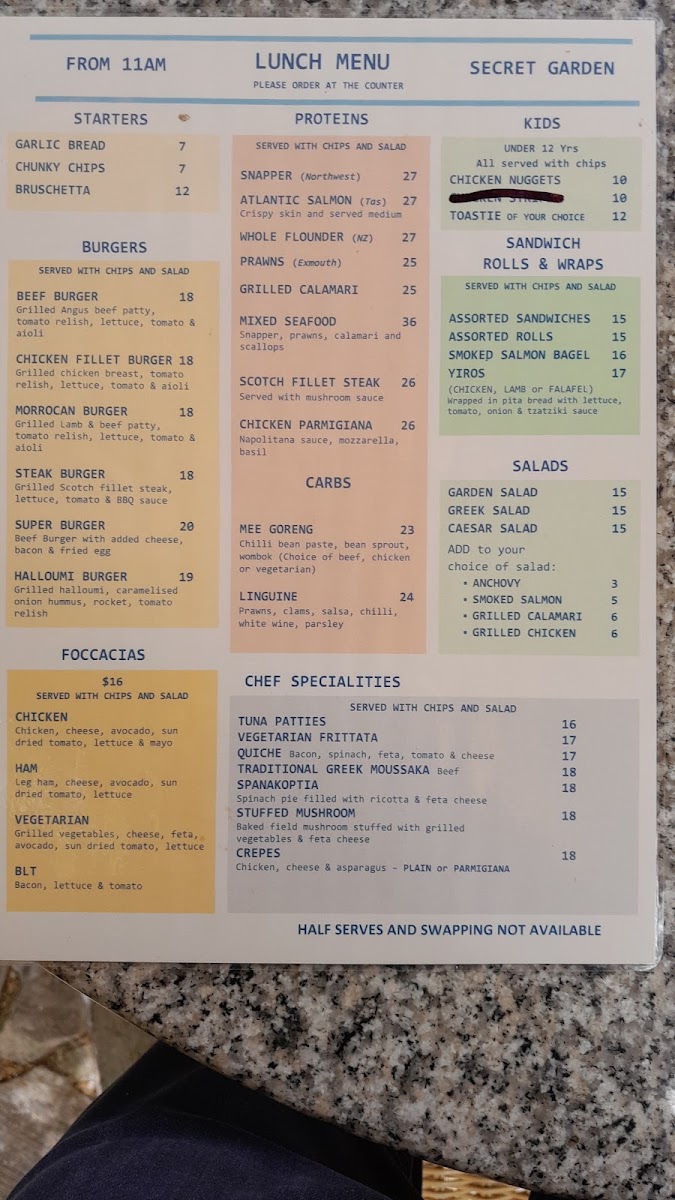 Menu Secret Garden Cafe & Patisserie-8