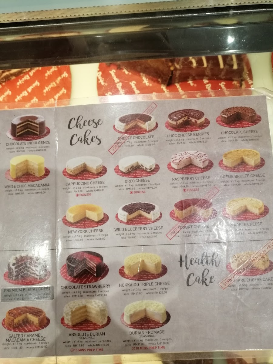Menu Secret Recipe Kangar-2