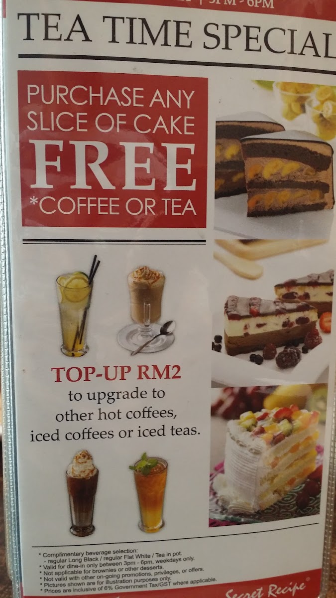 Menu Secret Recipe Kangar-3