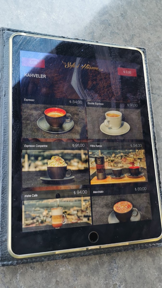 Menu Sefa-I Hürrem Cafe & Restaurant-7