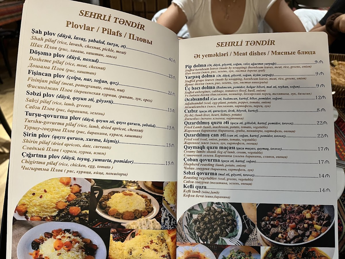 Menu Sehrli Təndir-2