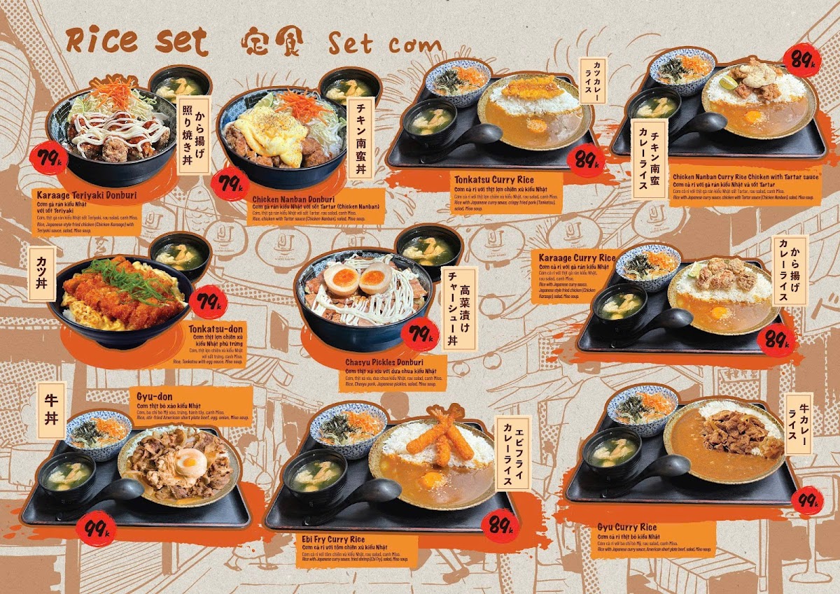 Menu Seichou Machi Ramen Trung Kính-4