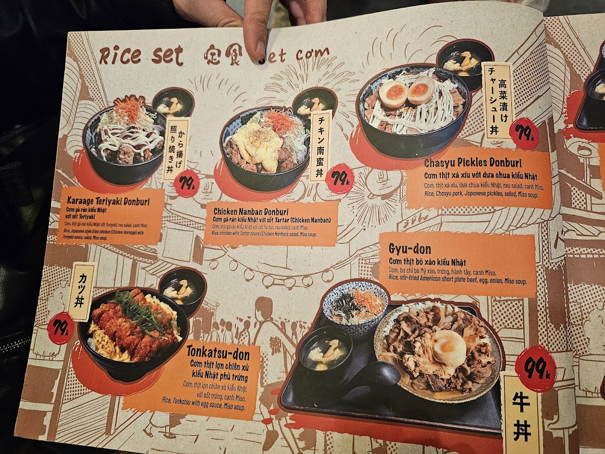 Menu Seichou Machi Ramen Trung Kính-5