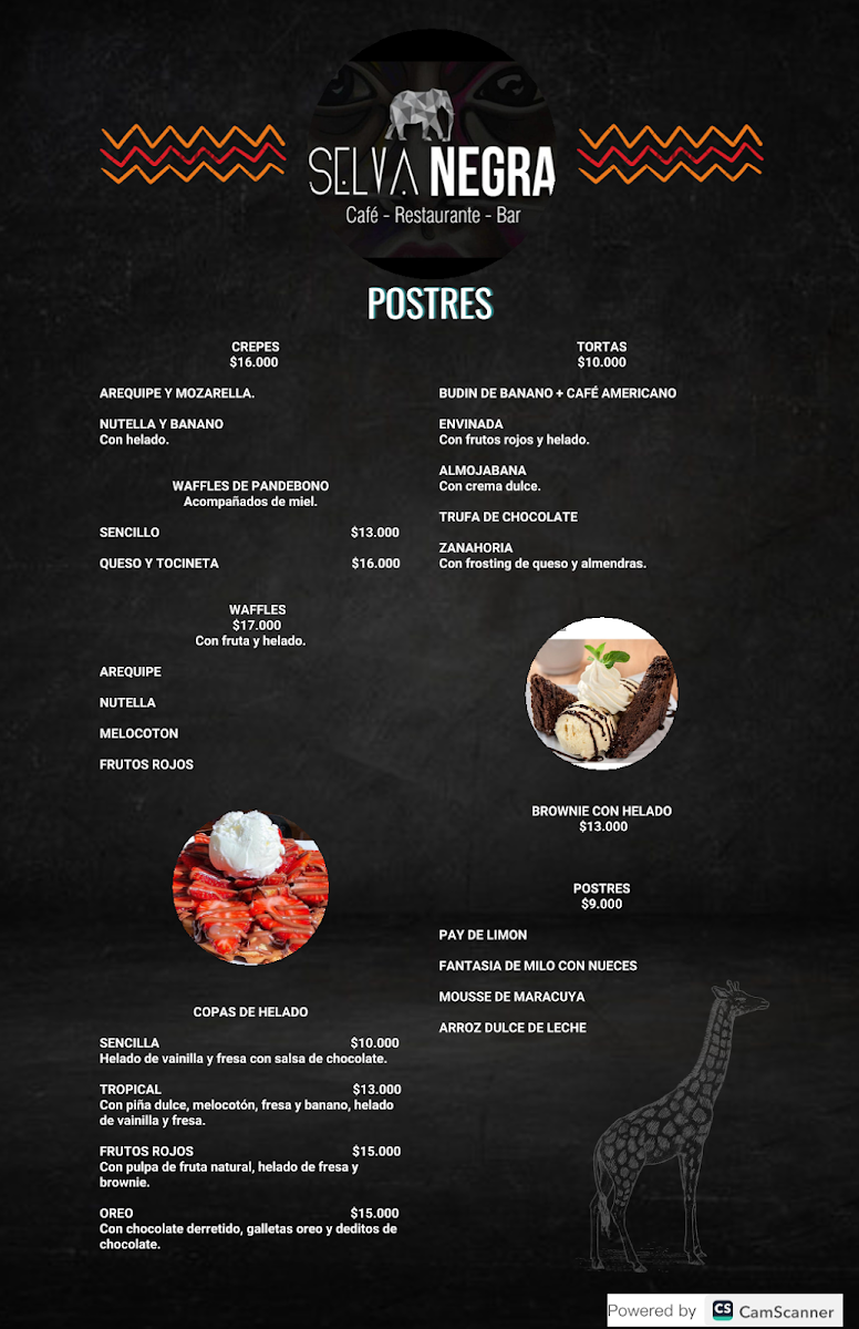 Menu Selva Negra Cafe-1