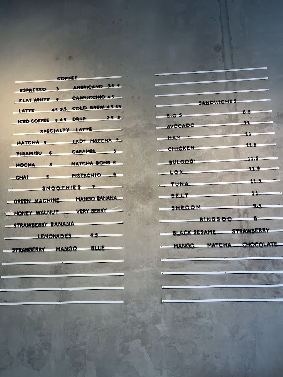Menu Semicolon Cafe-4