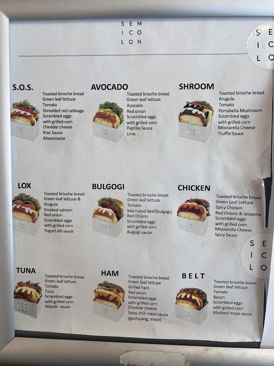 Menu Semicolon Cafe-5