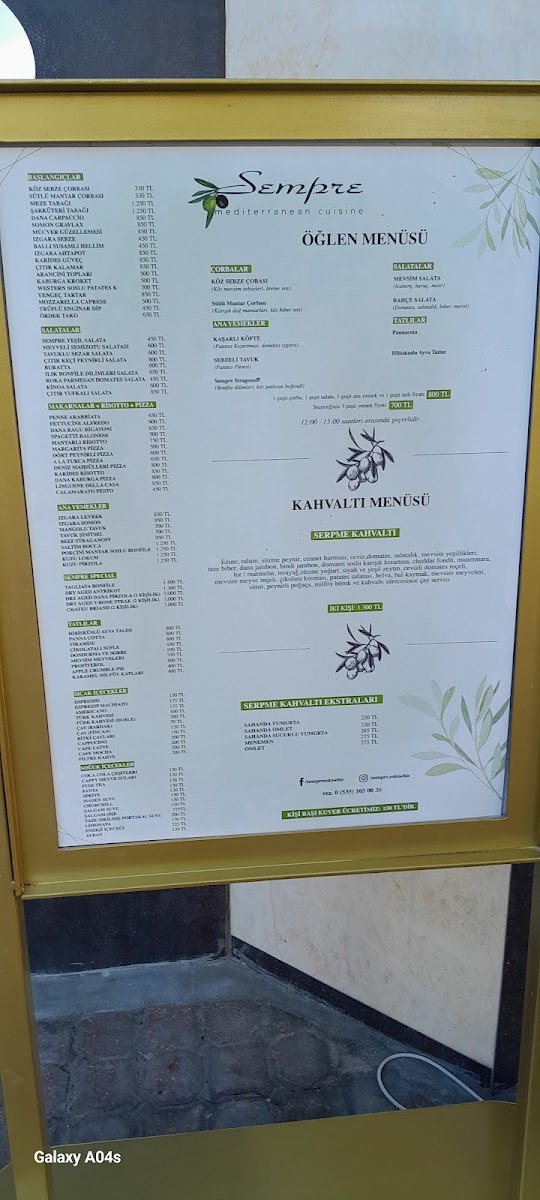 Menu Sempre Ristorante Italiano-4