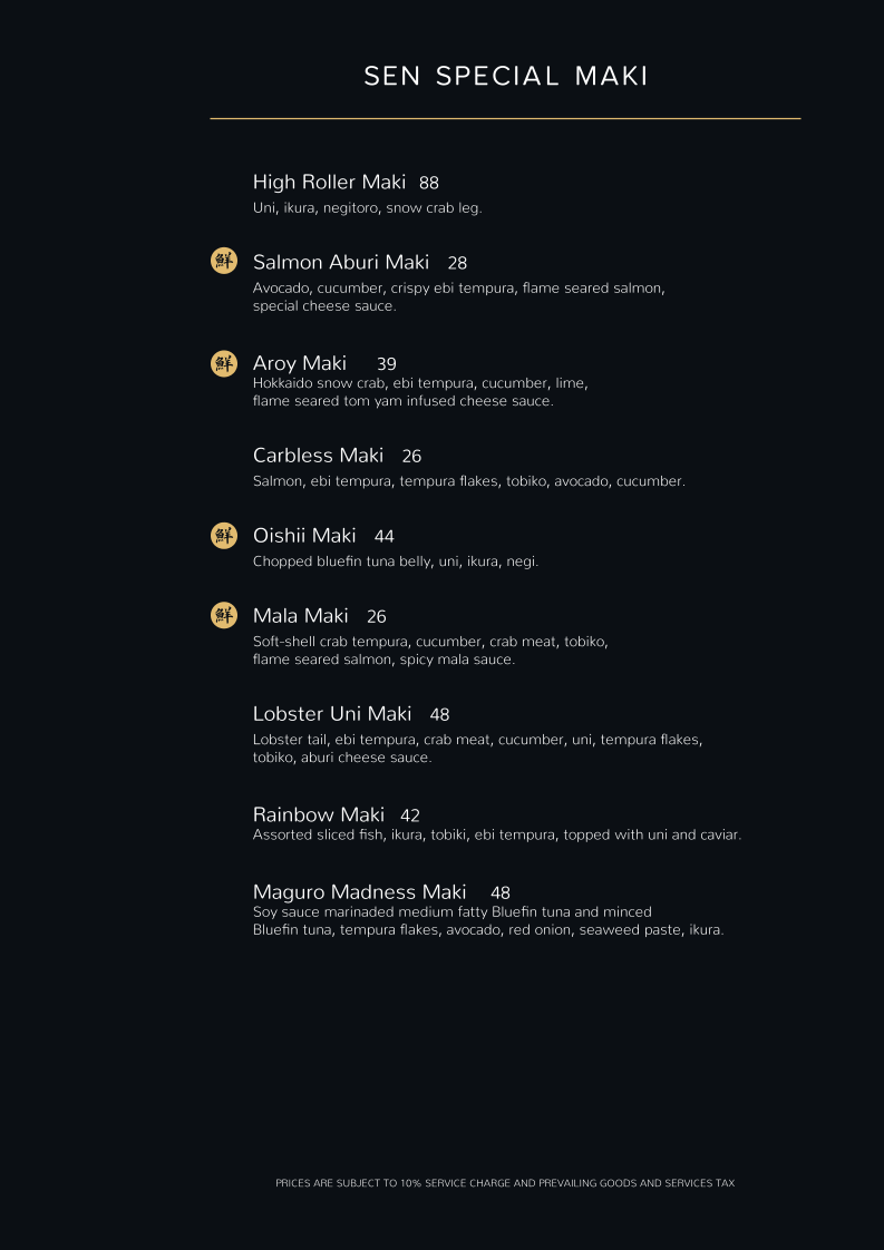Menu Sen Of Japan-3