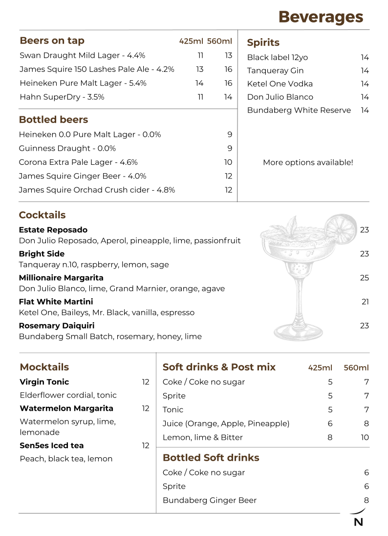 Menu Sen5Es Restaurant And Wine Bar-3