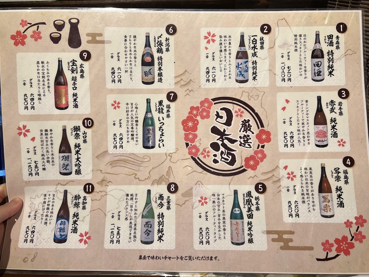 Menu Senbonzakura Hunabashi-10
