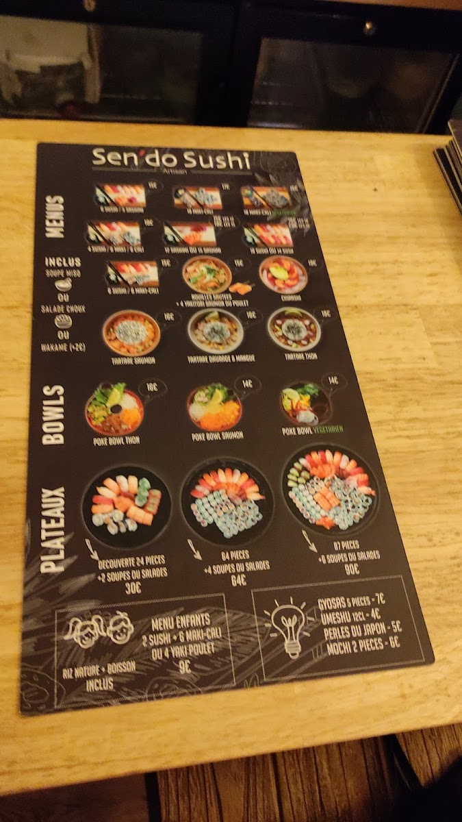 Menu Sen'do Sushi - Bruguières-7