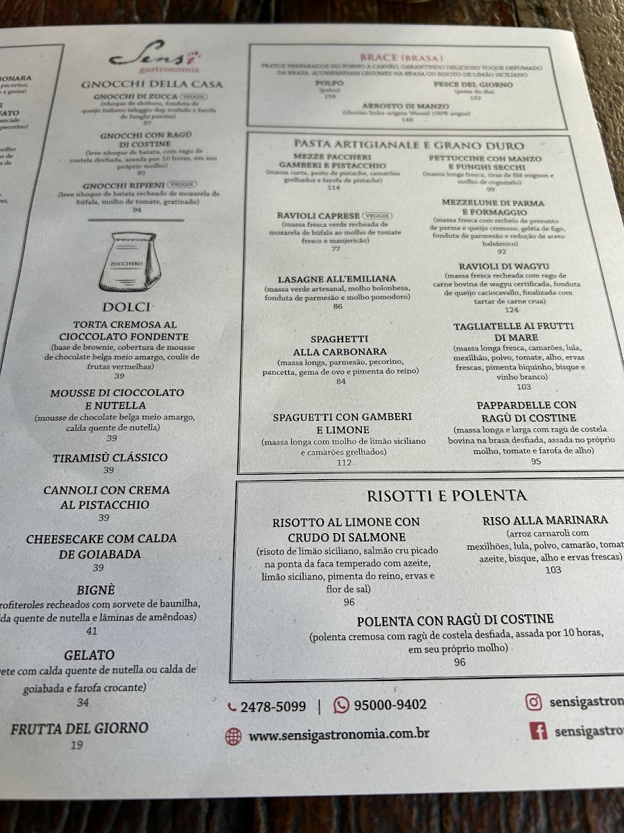 Menu Sensi-10
