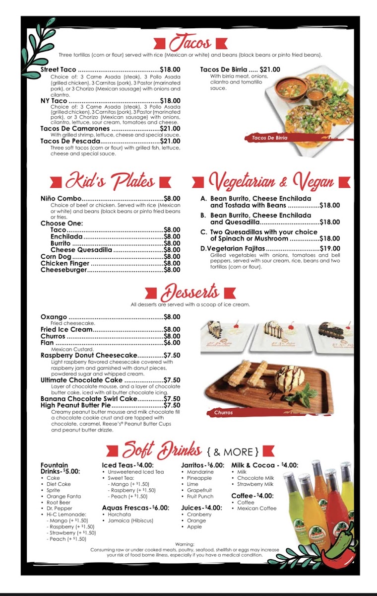 Menu Señor Leon Mexican Cantina & Grill-5