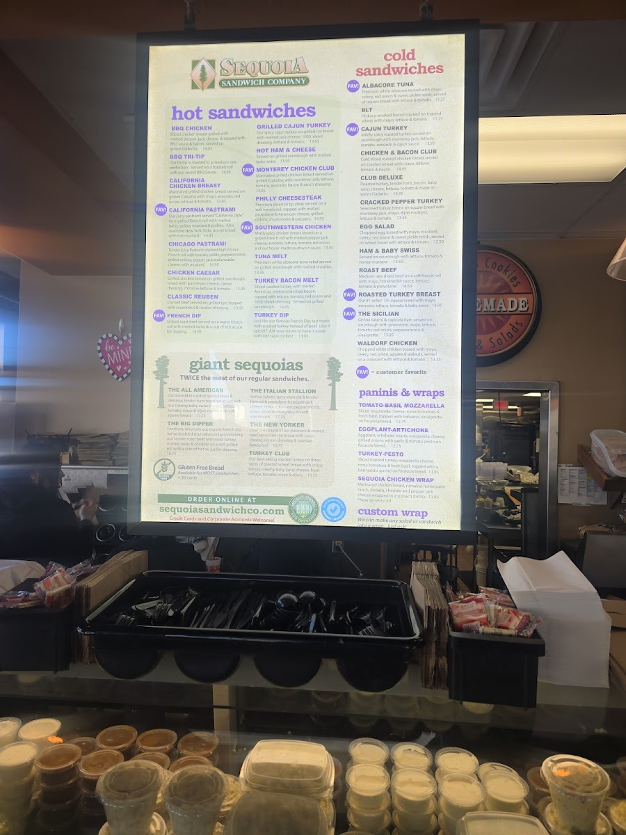 Menu Sequoia Sandwich Company-5