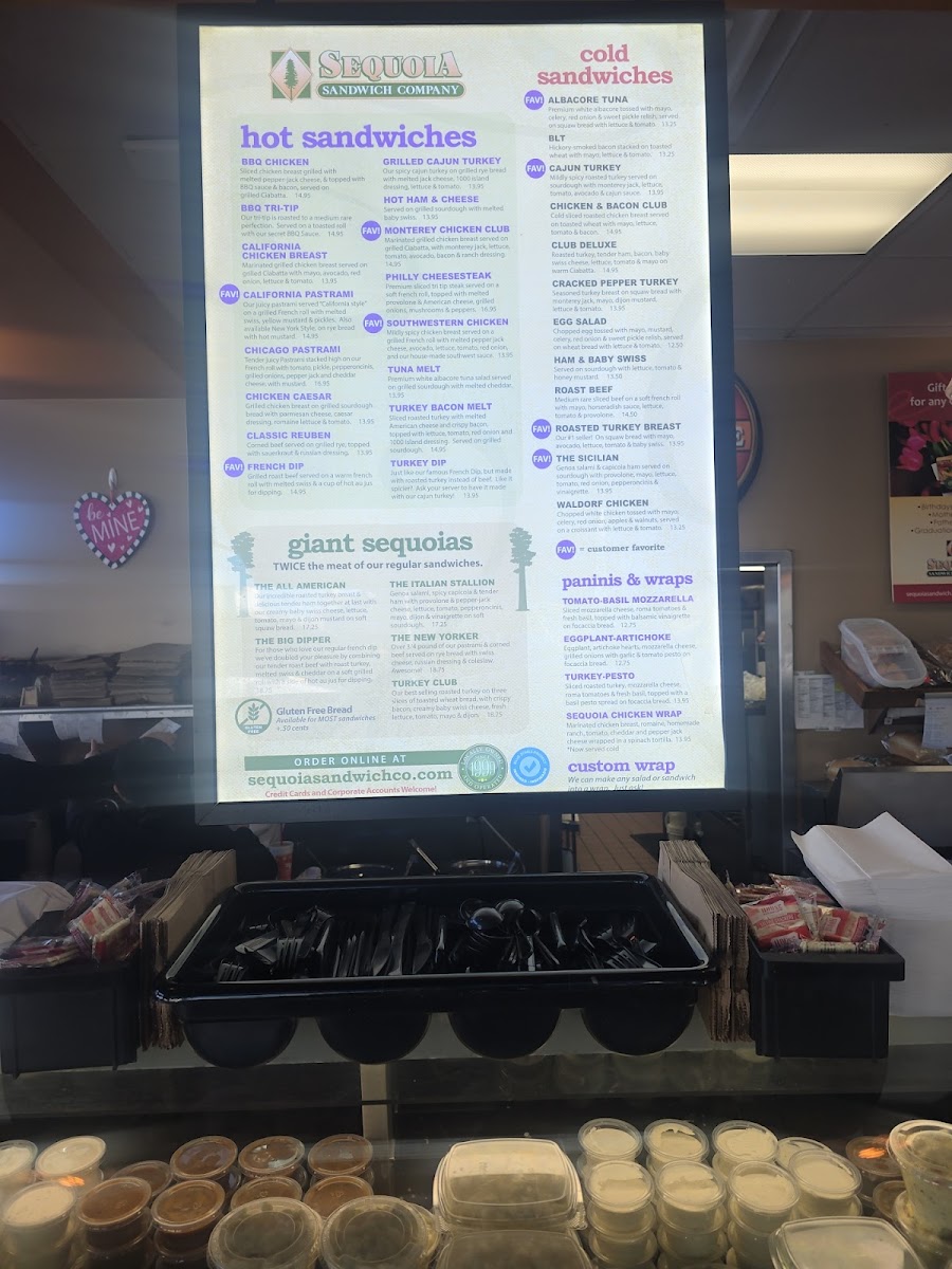 Menu Sequoia Sandwich Company-6