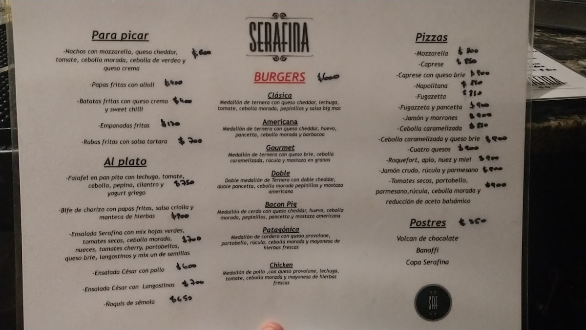 Menu Serafina Resto Bar-3