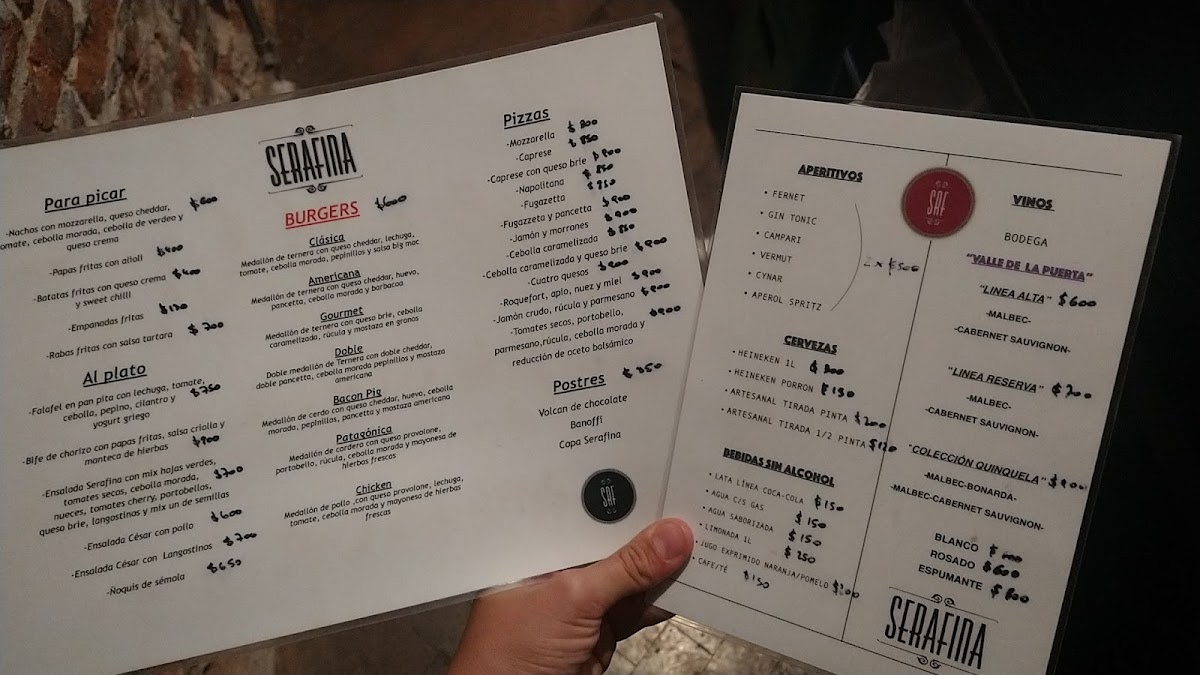 Menu Serafina Resto Bar-6