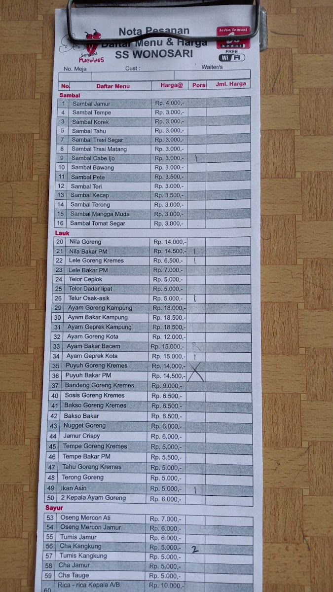 Menu Sere Ratu Resto-10