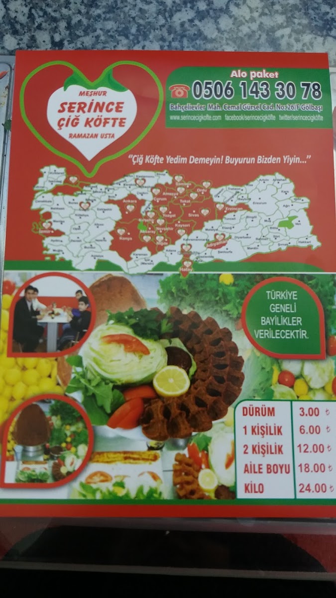 Menu Serince-3