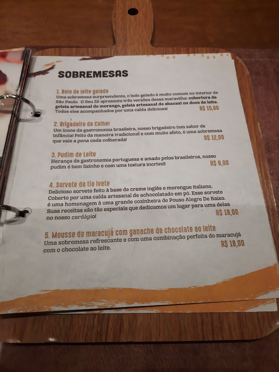 Menu Seu Zé Cozinha Brasileira-5