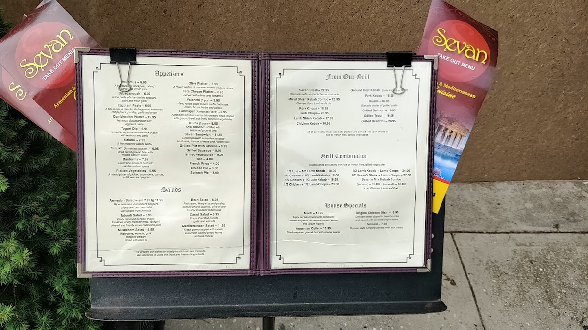Menu Sevan Restaurant & Catering-6