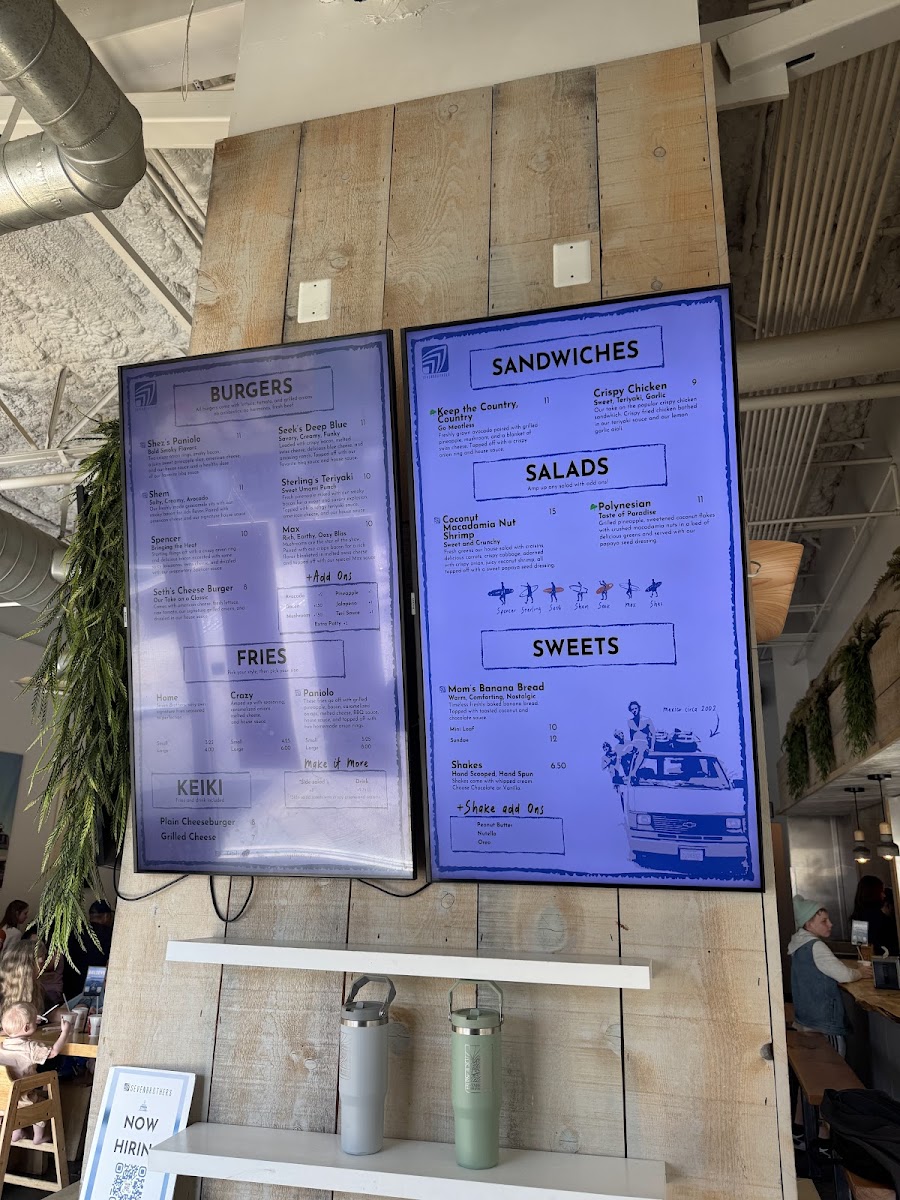 Menu Seven Brothers Burgers - Provo-5