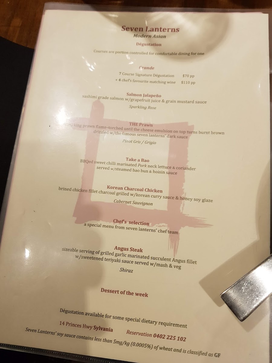 Menu Seven Lanterns Sylvania-6