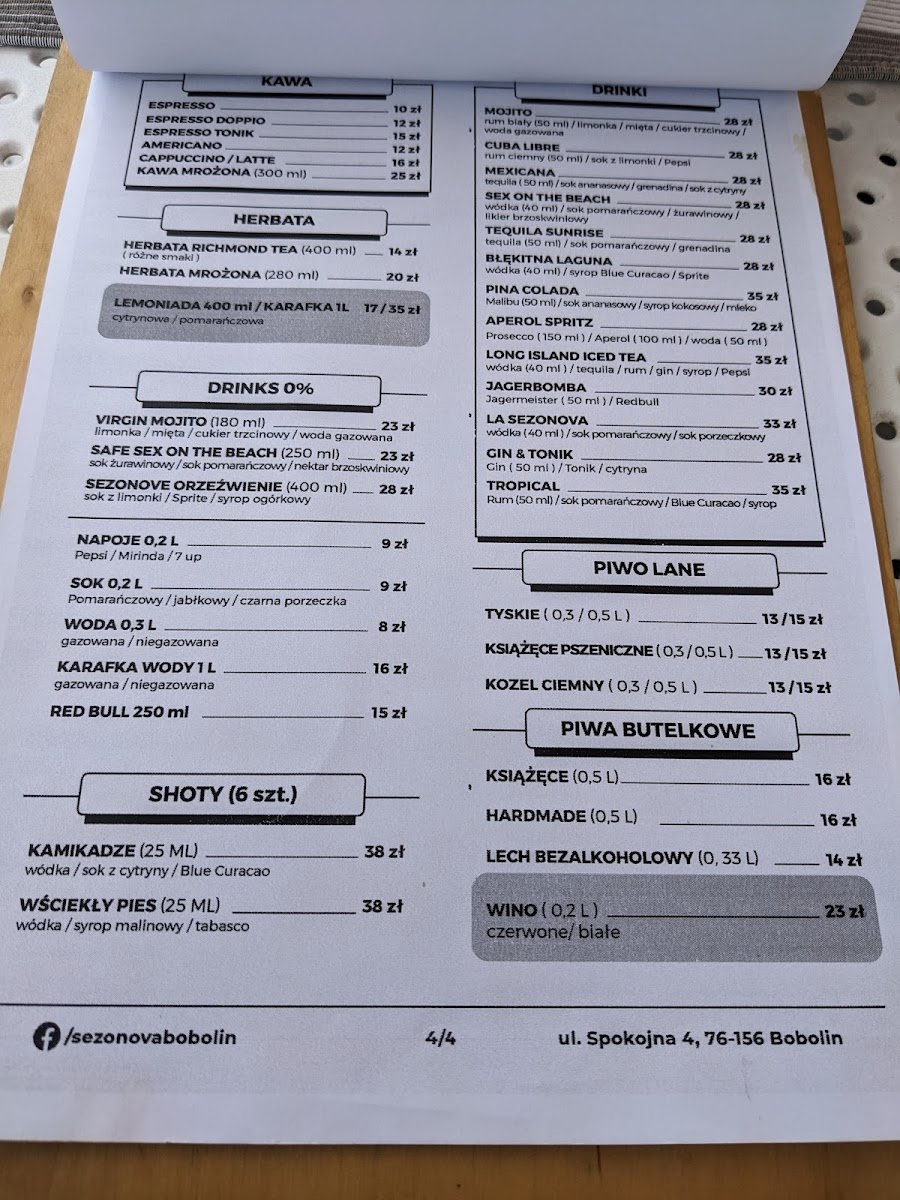 Menu Sezonova Restaurant & Cocktail Bar-4