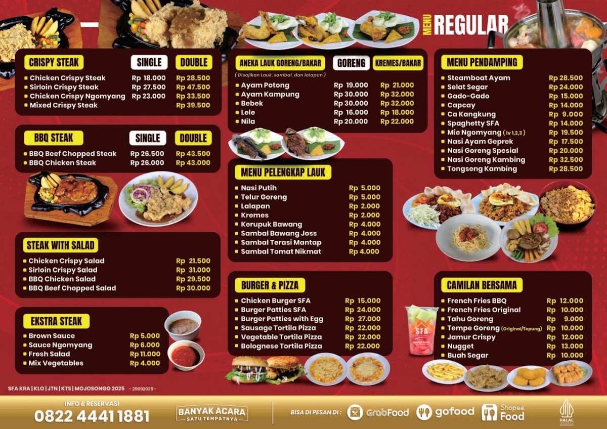 Menu Sfa Steak & Resto Klodran-2