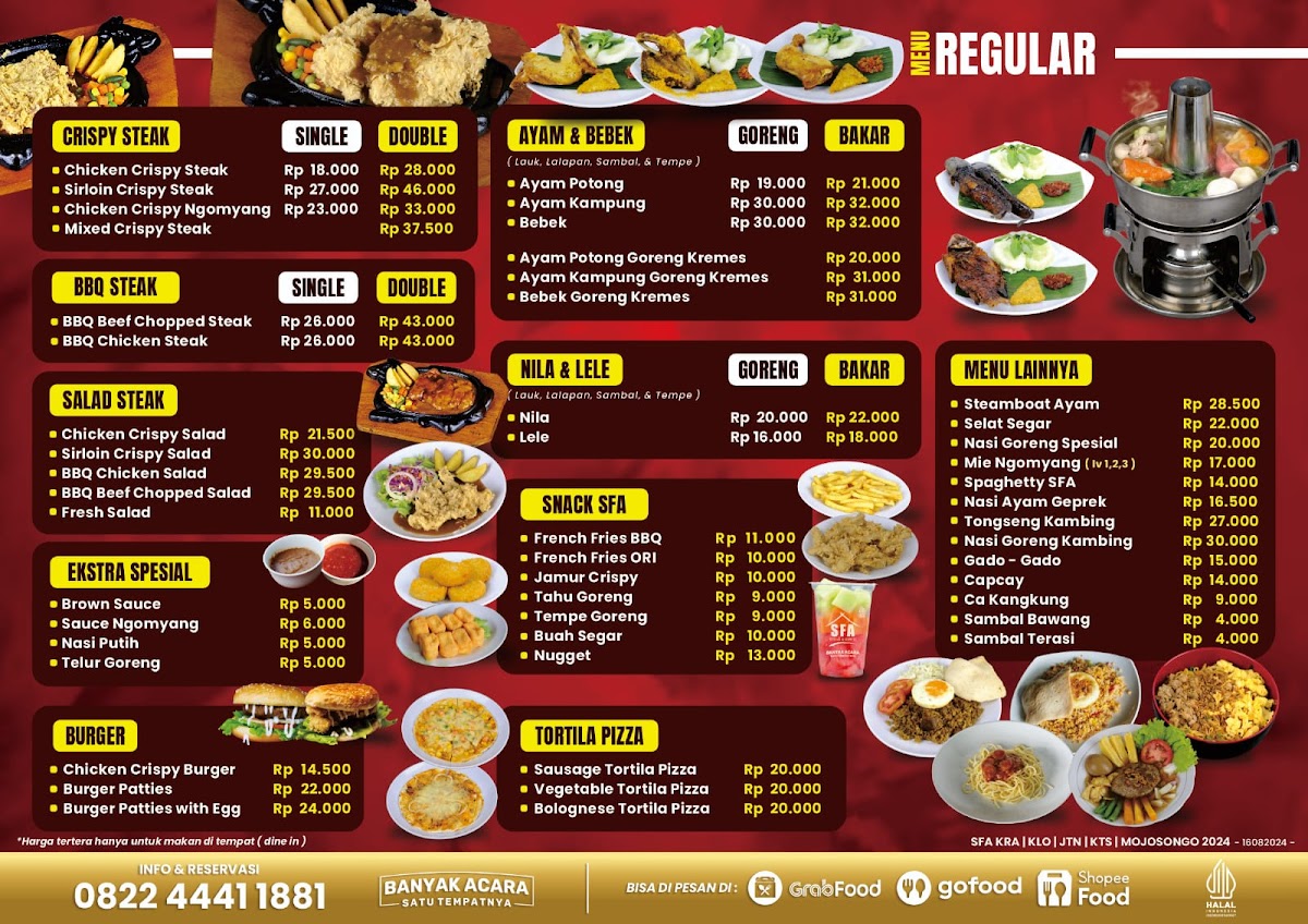 Menu Sfa Steak & Resto Klodran-4