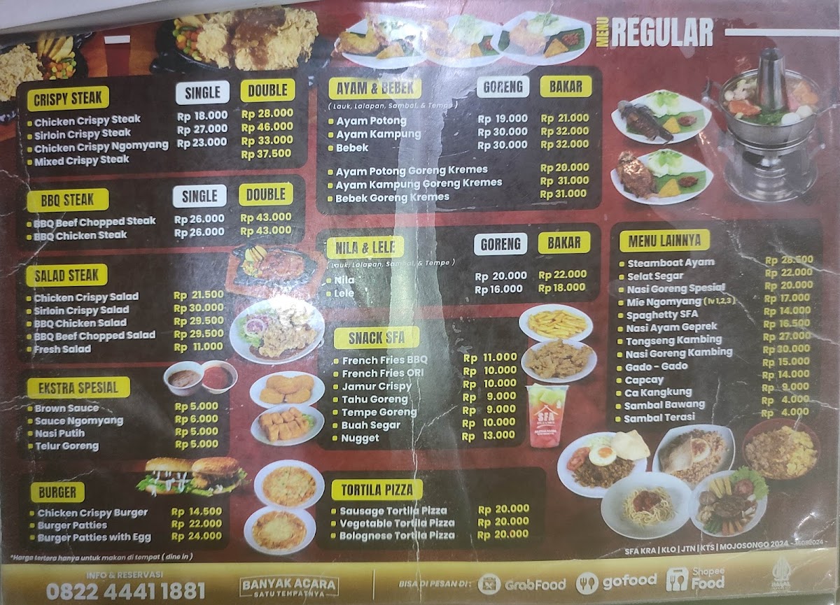 Menu Sfa Steak & Resto Klodran-5