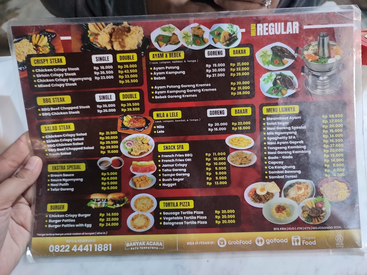 Menu Sfa Steak & Resto Klodran-9