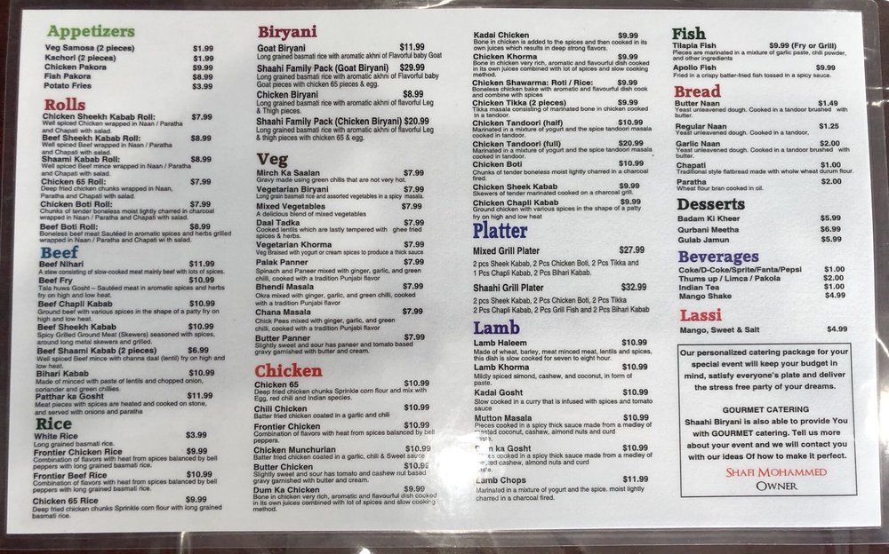 Menu Shaahi Biryani-7
