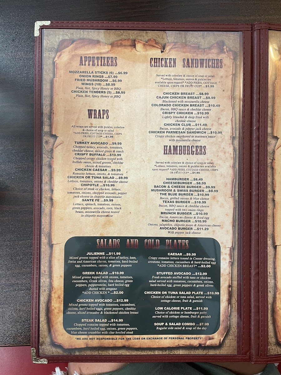 Menu Shabbona Cafe-7
