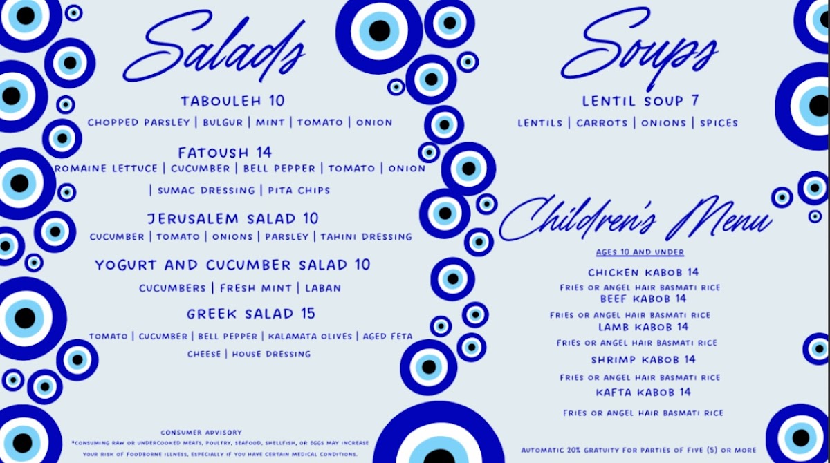 Menu Shaddai Fine Lebanese Cuisine-1